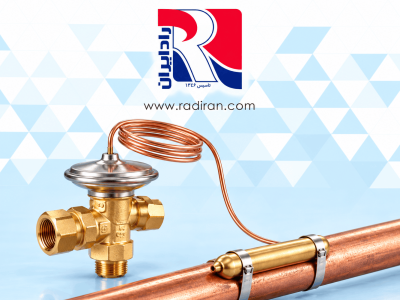 رادیران - محل صحیح نصب بالب حسگر شیر انبساط ترموستاتیکی Radiran - Correct Placement of the Thermostatic Expansion Valve Sensing Bulb