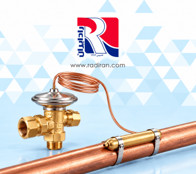 رادیران - محل صحیح نصب بالب حسگر شیر انبساط ترموستاتیکی Radiran - Correct Placement of the Thermostatic Expansion Valve Sensing Bulb