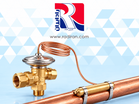 رادیران - محل صحیح نصب بالب حسگر شیر انبساط ترموستاتیکی Radiran - Correct Placement of the Thermostatic Expansion Valve Sensing Bulb